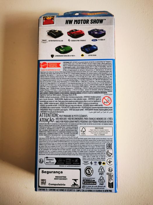 Hw Motor Show Pack 5x Hot Wheels 2025