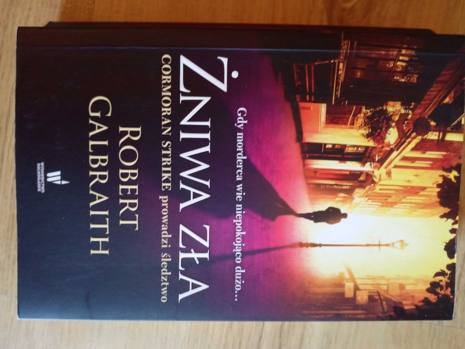 Książka "Żniwa zła" Robert Galbraith