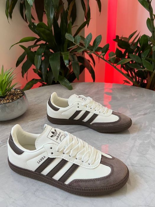Adidas Samba Brown White  , Адідас Самба