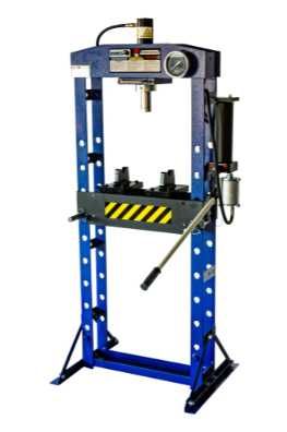 Prensa Hidráulica c/ Bomba Lat. e Manómetro 20Ton JL20