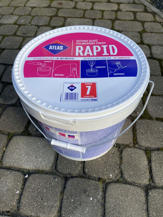Gładź polimerowa ATLAS RAPID 25 kg mam 5 wiader