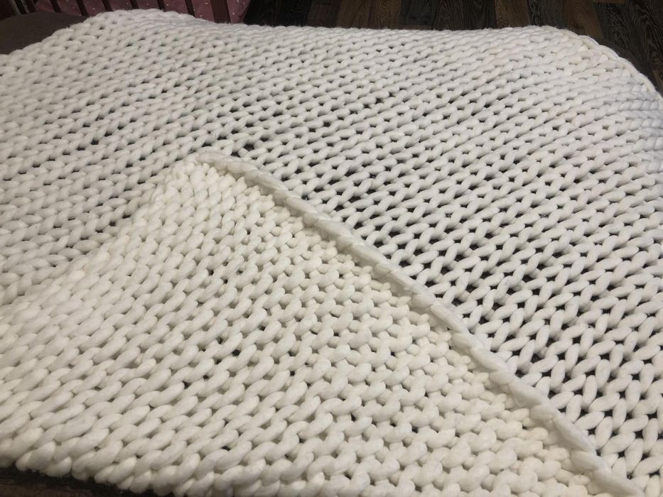 Плед в'язаний м'який