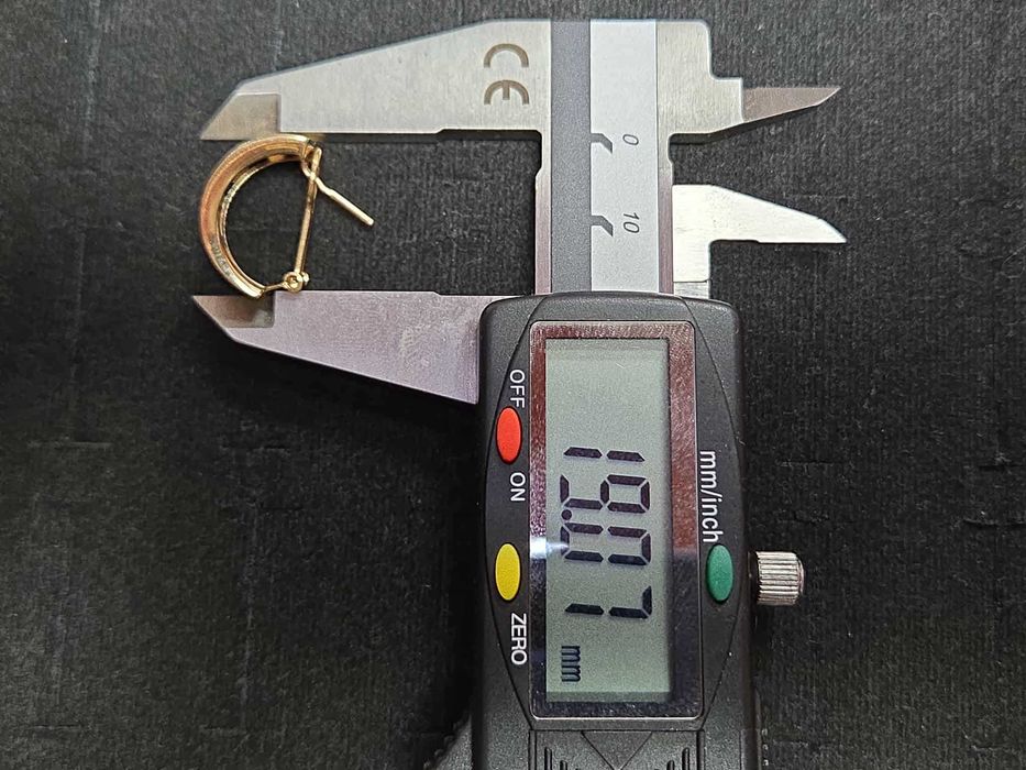 Złote kolczyki pr.585 14k waga 4,8g Kraków W