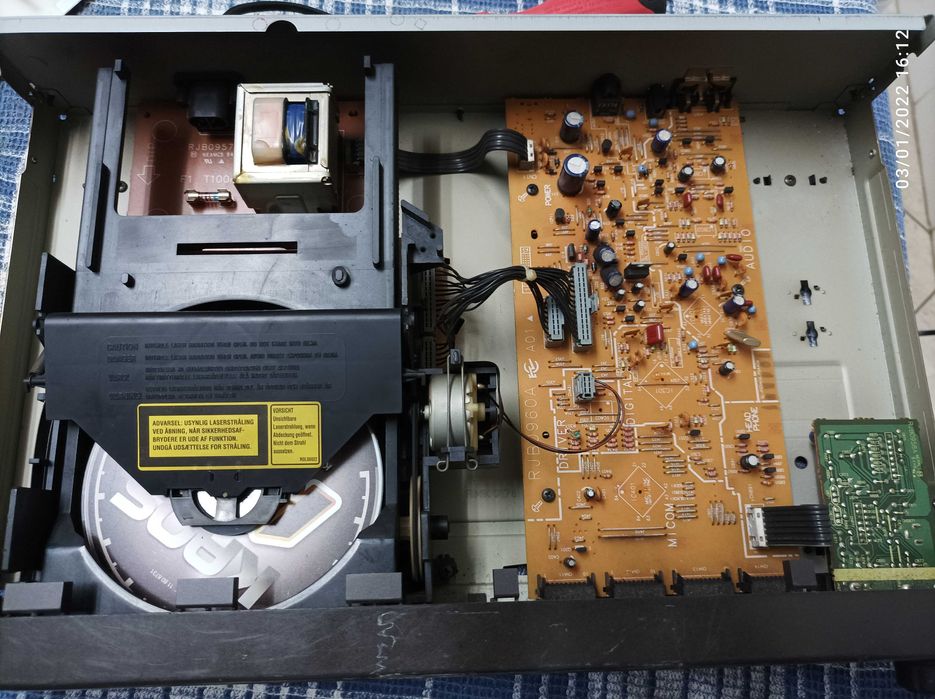 LEITOR DE CD TECHNICS SL-PG540A -Tecnologia MASH 4DAC - Para Peças