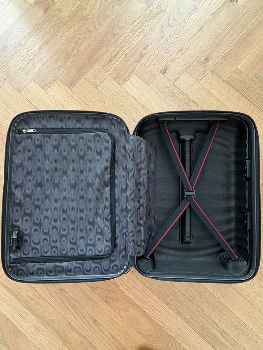 Samsonite Lite-Shock Spinner 55 (Eclipse Grey/Red) - Mala de cabine