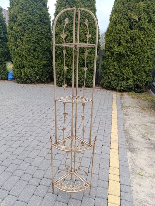 Regał retro narożny