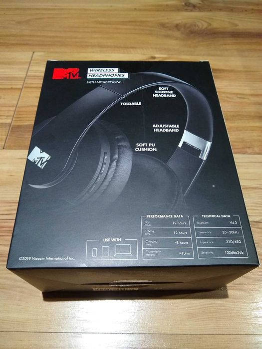 Słuchawki bezprzewodowe MTV limited na Prezent
