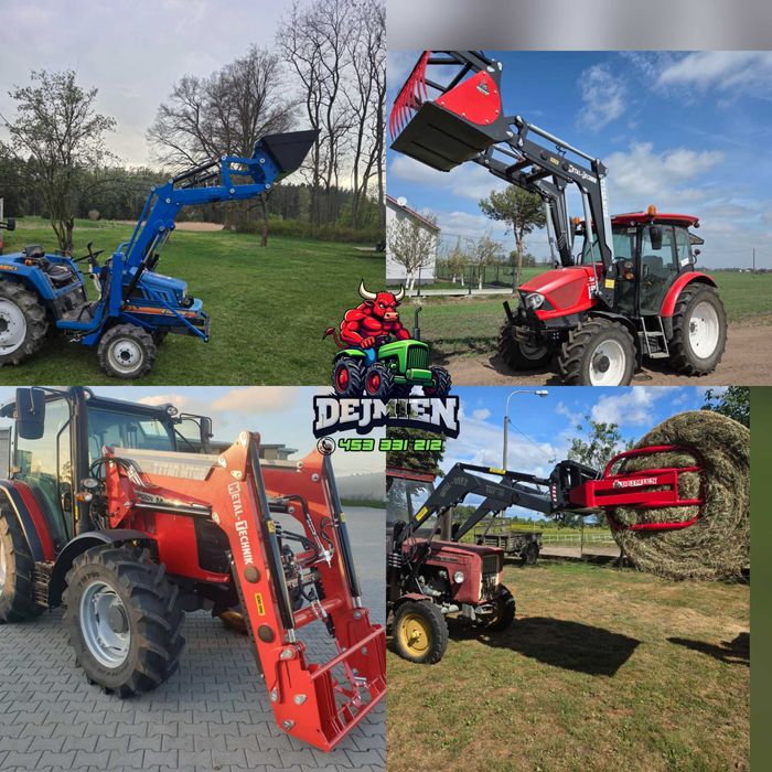 Ładowacz Czołowy/Ursus/Zetor/Valtra/Casei/John Deere/New Holland/Fendt/Renault/Yanmar/Iseki/Kubota/Wolmet/Sonarol/Metal-Technik/TUR/Mini Traktor/