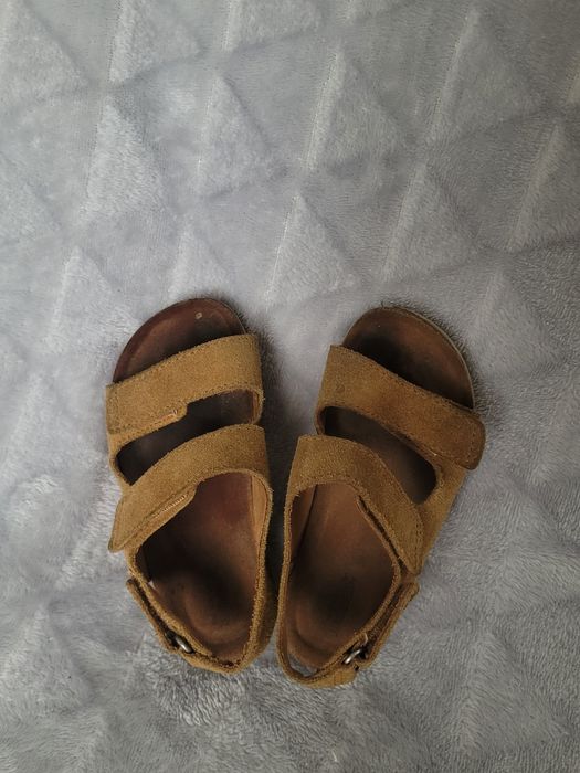 Замшеві босоніжки для хлопчика Zara Baby 24р.