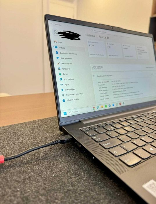 Portátil Lenovo IdeaPad 5 - Impecável, Gráfica NVIDIA, i5, SSD 512GB