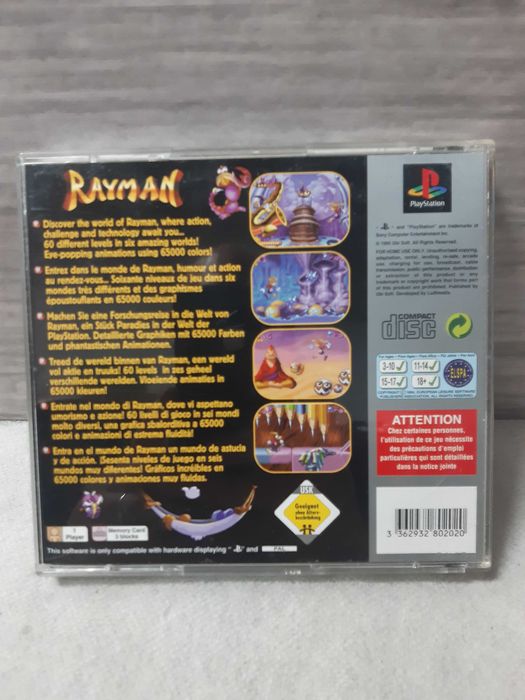 Jogo Rayman Playstation.64740666552065122