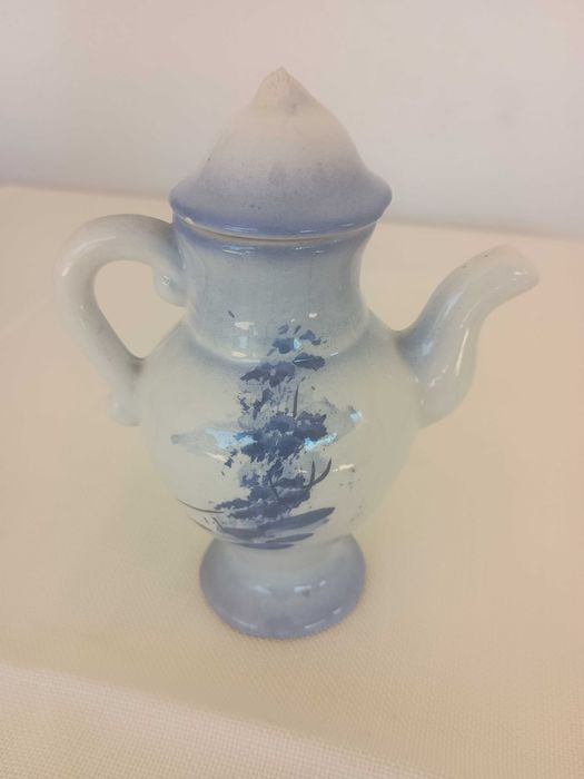 Peças de Cerâmica Decorativa – Pintura Azul