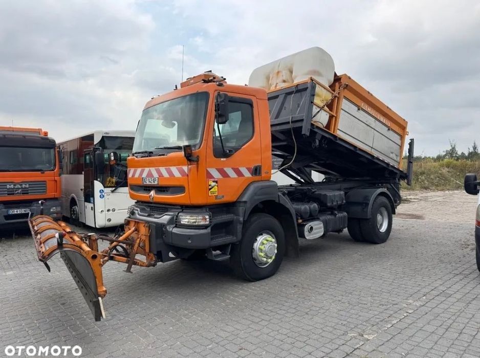 Renault Kerax 4x4 320DCi Wywrotka 3str 2004r. Klima SPECJALNY Solarka ACOMETIS Piaskarka Pług  Pługo Piaskarka Odśnieżanie