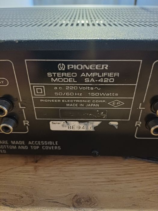 Pioneer SA-420 Silver