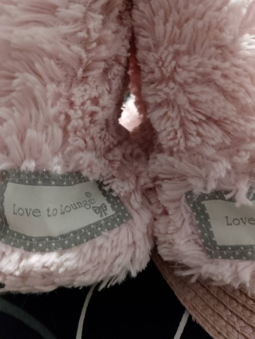 Kapcie różowe ciepłe butki