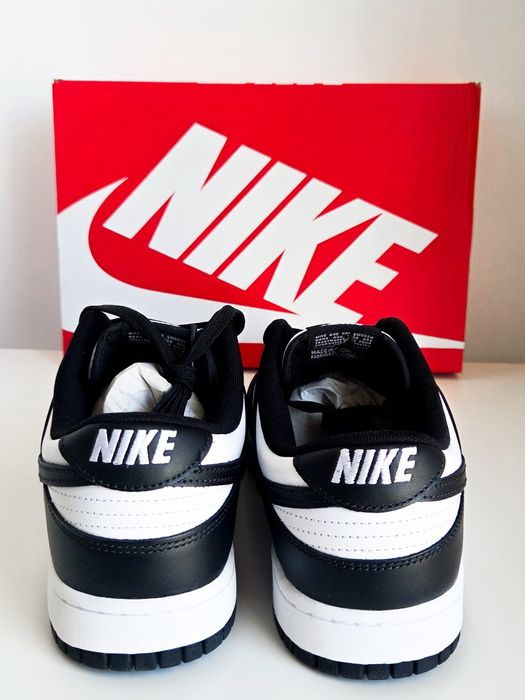 Buty sneakersy nike dunk low retro panda 45.5 czarne białe oryginalne  DD1391-100