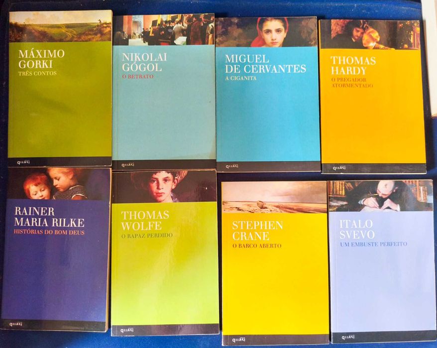 Lot of 8 Pocket Classic Books – Quasi Publishing House (Cervantes, Gorky, Gogol)