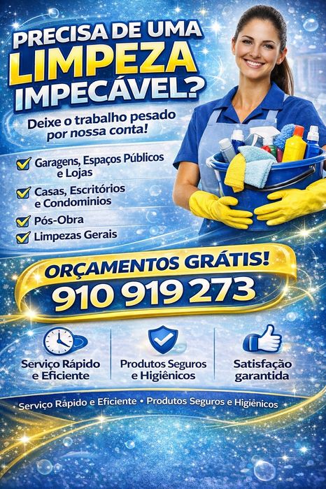 Limpezas gerais e regulares