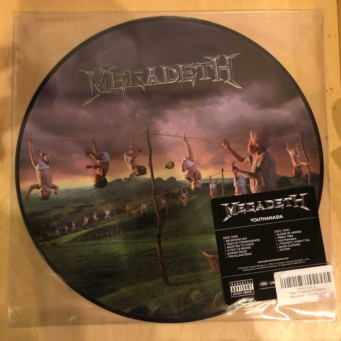 Megadeth – Youthanasia LP Picture  Vinyl Вініл новий