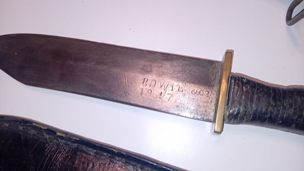 Nóż Bowie 1847 sygnowany kolekcjonerski