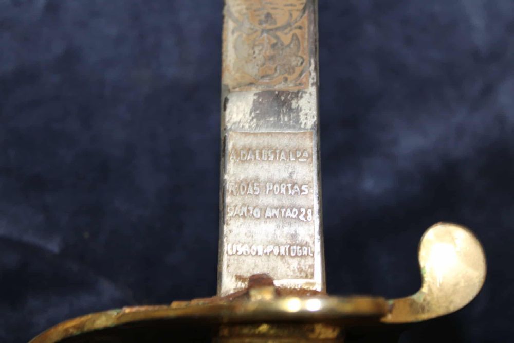 Raro sabre de almirante da Brigada Naval da Legião Portuguesa