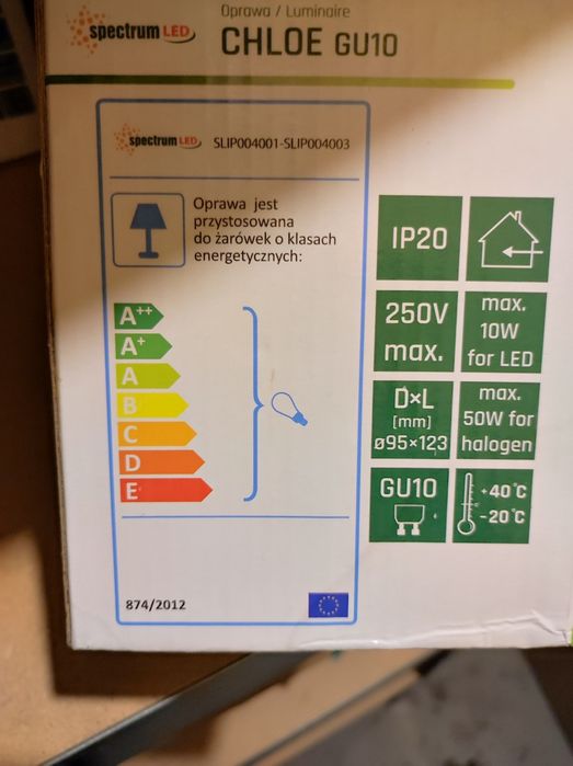 Halogenowa oprawa sufitowa