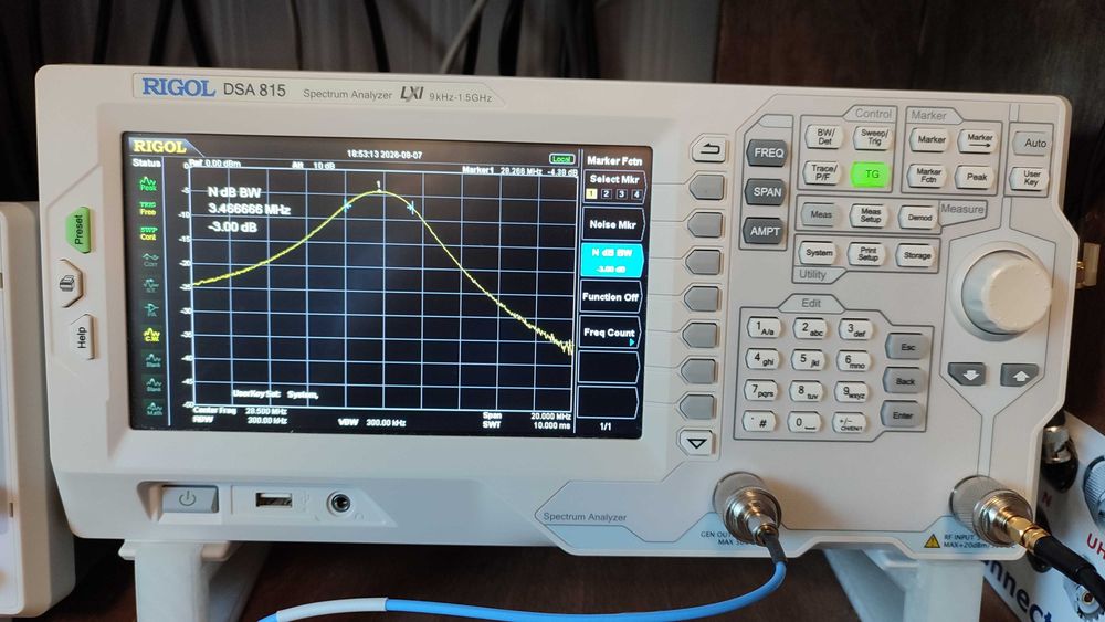 Analizator widma Rigol DSA 815 TG 1.5 GHz