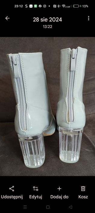 Nowe botki rozmiar 38