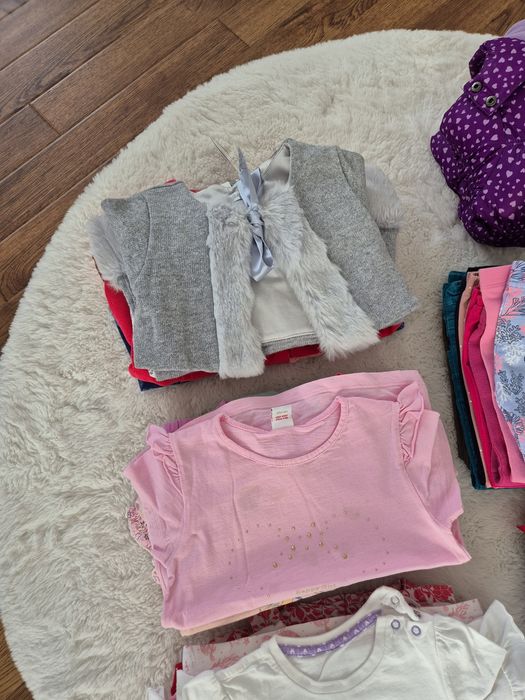 Mega paczka ubrań dla dziewczynki rozmiar 98