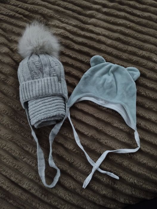 Шапочки 0-3, 3-6м