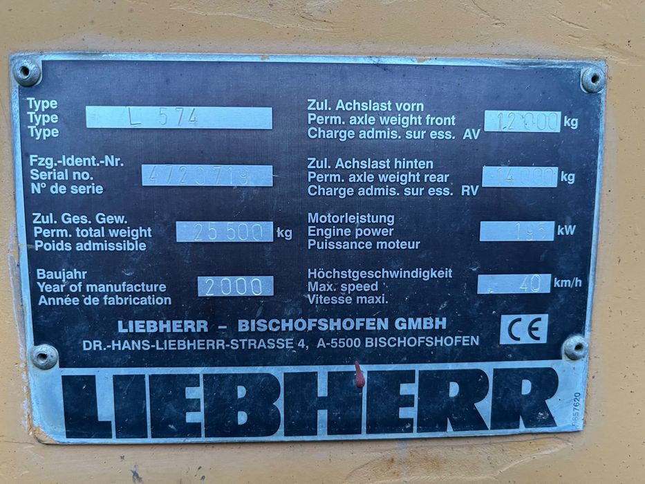 Ładowarka Liebherr 574