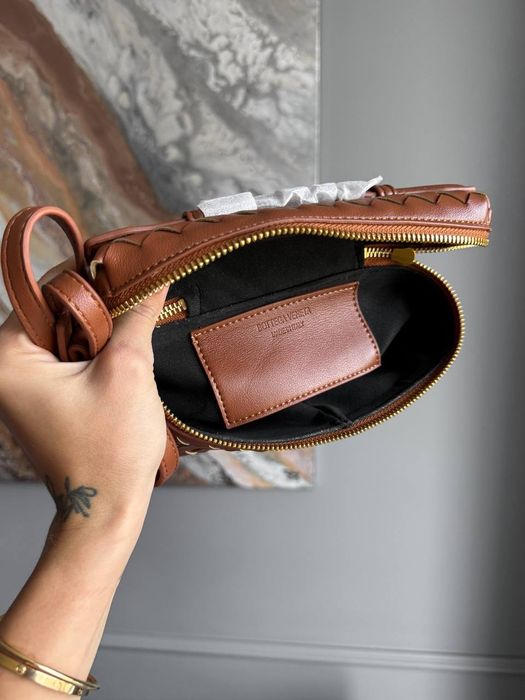 РОЗПРОДАЖ‼️ Bottega Veneta Bang Bang Bag in Brown / сумочка Bottega / жіноча сумочка