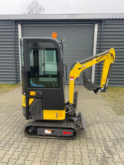 DW12  NOWA Minikoparka DW12 • Kabina • Teleskop • 2 łyżki • 900 kg