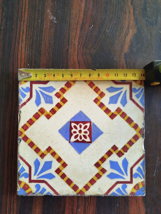 Azulejo Português secular | antigo | tiles | policromo | preço/unidade