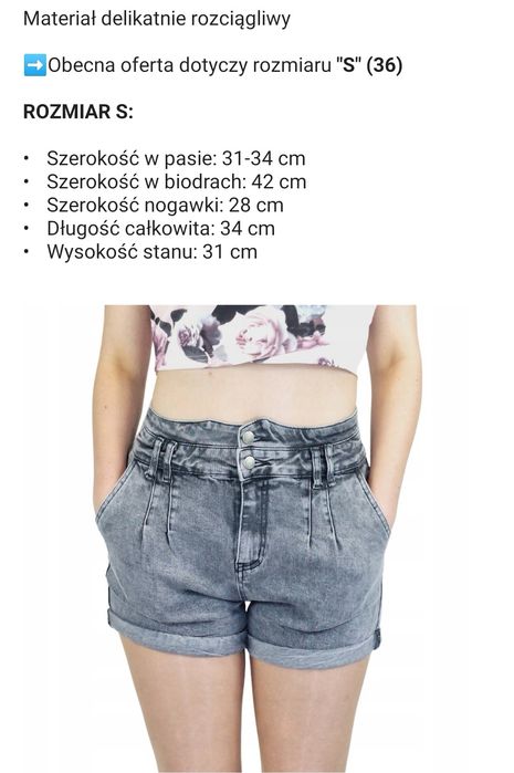 Spodenki M'sara rozmiar S