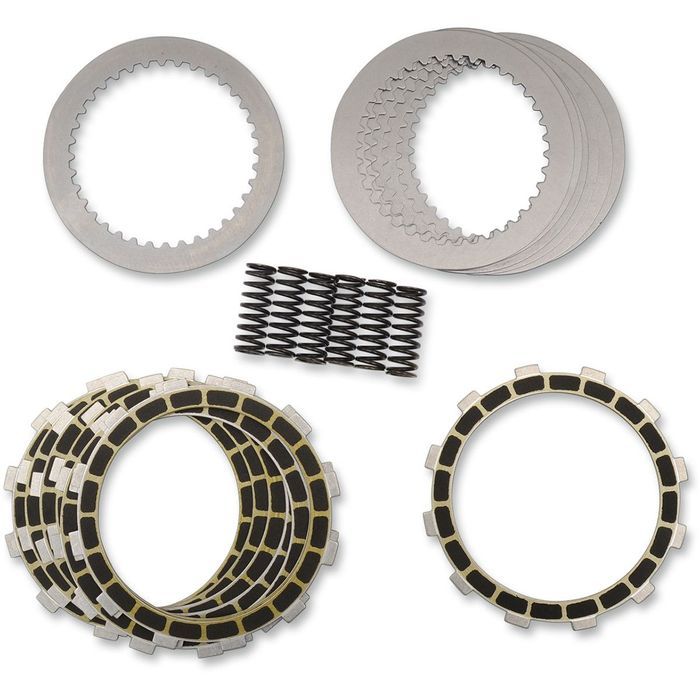 kit discos embraiagem e molas barnett carbon/steel suzuki 450
