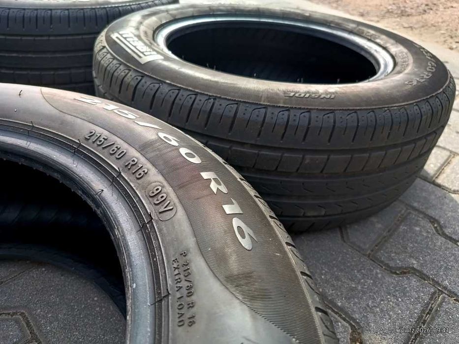 2020r 4Opony Letnie 215/60/16 99V PIRELLI Cinturato P7 Extra-Load ECOIMPACT Italy Bieżnik~5,5mm