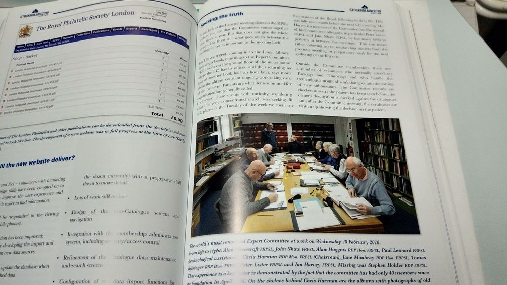 Filatelia - Catálogos: Stockholmia 2019 - Exhibition Catalogue