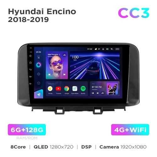 Штатная магнитола Teyes CC3 2k 4+64 Gb Hyundai Encino 2018-2019