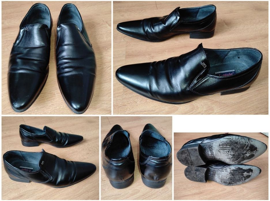 Шкіряні туфлі Clarks Cushion Cell кожаные туфли Rieker Clarks: 150 грн ...