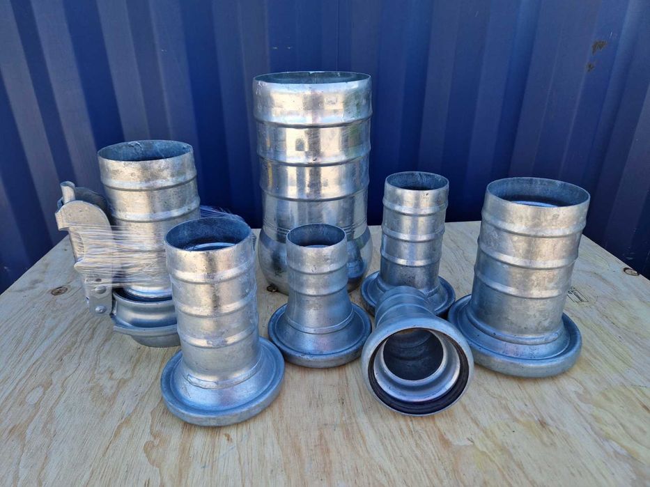 Złączki na wąż ciśnieniowy lub ssący 2-8" Bauer, Perrot, system Włoski