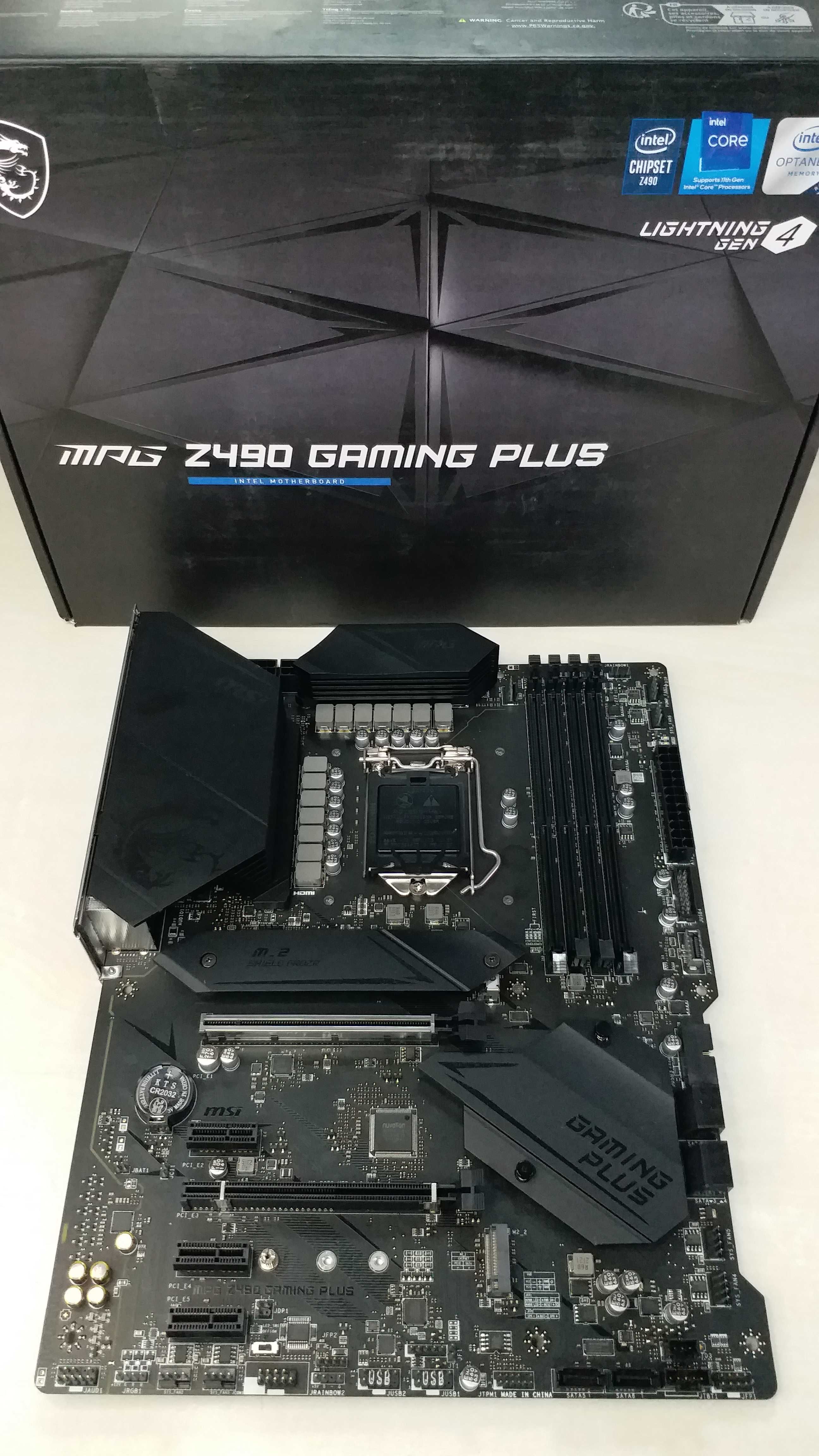 MSI MPG Z490 Gaming Plus сокет 1200: 3 999 грн. - Комплектуючі та ...