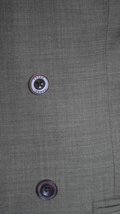 Garnitur Nowy Dwurzędowy Farah Roz. 40 Kol. Khaki Tailoring Fit