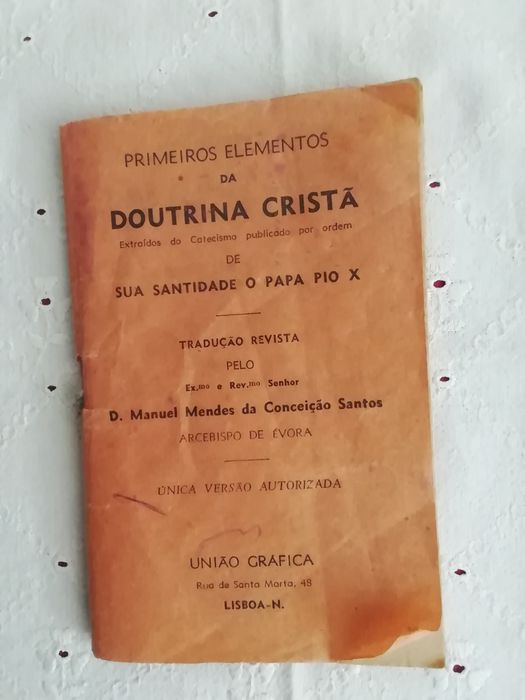 Primeiros elementos da Doutrina Cristã, antigo