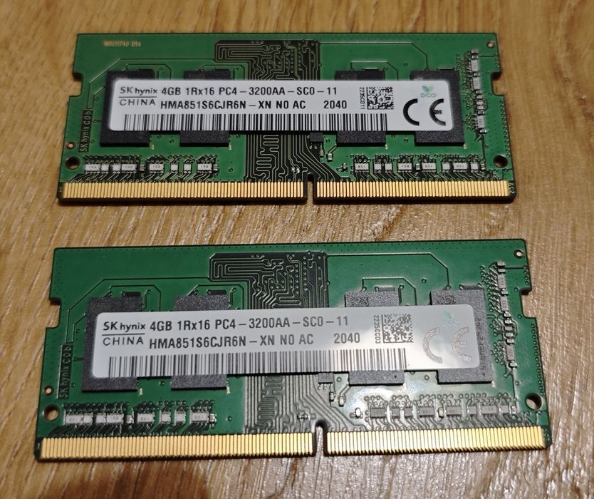 Kości pam. DDR4 8Gb (2x4Gb)