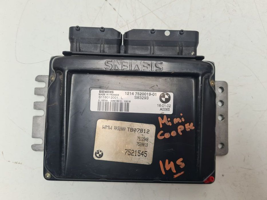 CENTRALINA SIEMENS ORIGINAL S118012001L 7523861 MINI COOPER R50 1.6i