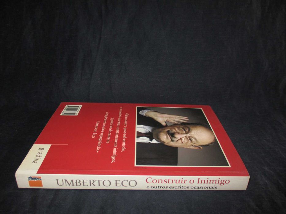 Livro Construir o Inimigo e outros escritos ocasionais Umberto Eco