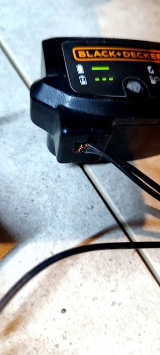 BLACK+DECKER 18V zestaw – pilarka + szlifierka 125mm + 5 aku / 6Ah
