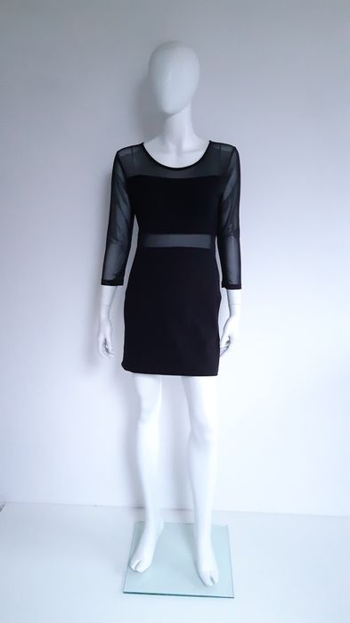 Sukienka mala czarna zip H&M divided