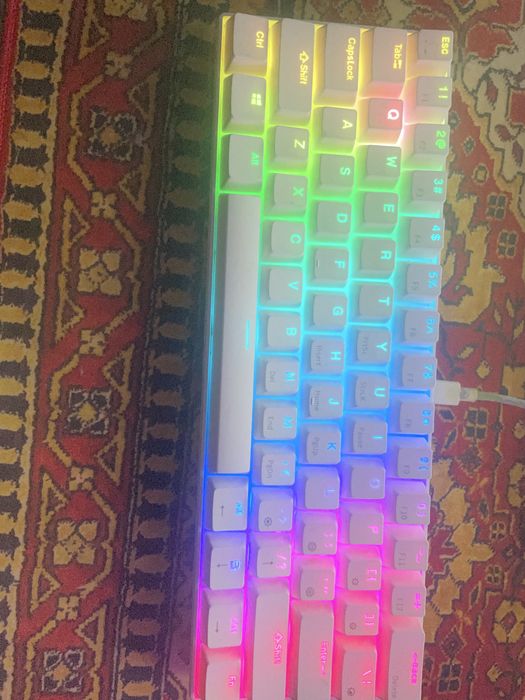 klawiatura mechaniczna 60 krux rgb